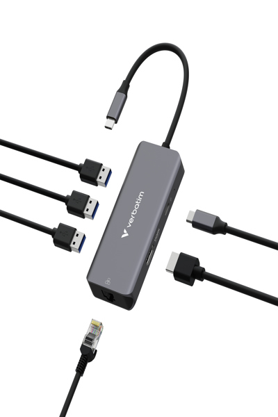 Verbatim USB-C Essentials multiport hub 6-ports - 32157
