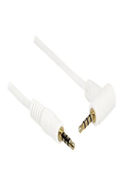 Delock Headset cable - 4-pole mini jack male to 4-pole mini jack male angled - 84736