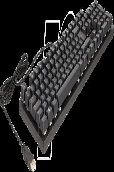 Delock Keyboard - mechanical gaming, wired 1.6 m, RGB illumination - 12115