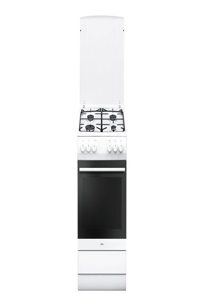 Amica SHEG 11557 W gas stove, 50cm, white - SHEG11557W