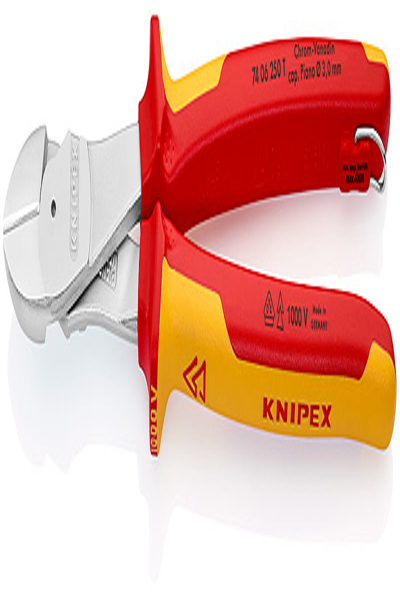 KNIPEX 74 06 250 T - Pince coupante diagonale - Orange - Rouge - 250 mm - 453 g