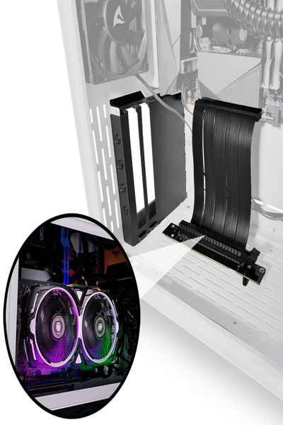 Sharkoon Compact VGCK 4.0, 0.115 m, PCI-E x16 (Gen 4.0), PCI-E x16 (Gen 4.0), Video card, MS-Z1000, MS-Y1000