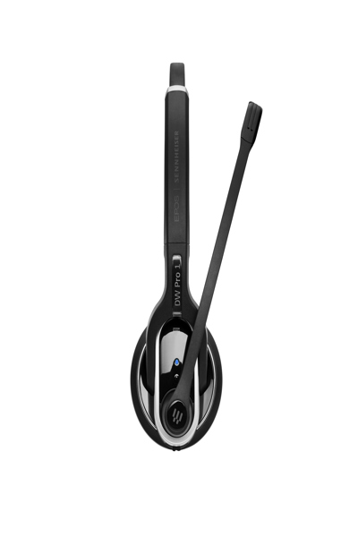 EPIC | SENNHEISER IMPACT DW Pro 1 PHONE - EU - Casque - Arceau - Bureau/Centre d'appels - Noir - Argent - Monophonique - Sans fil