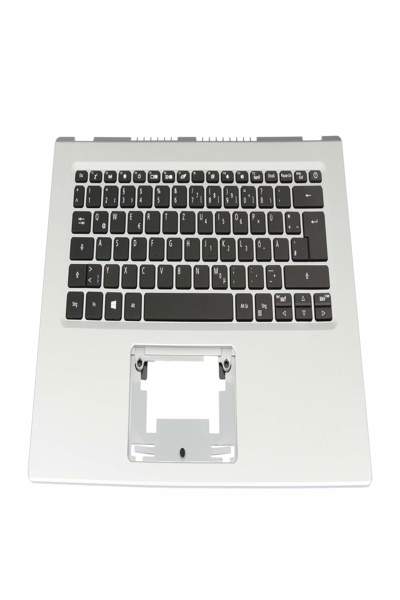 Acer 6B.A2KN2.014 Keyboard incl. Topcase DE German black/silver - Keyboard