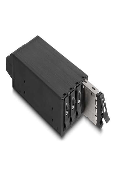Rack de rangement mobile Delock - noir