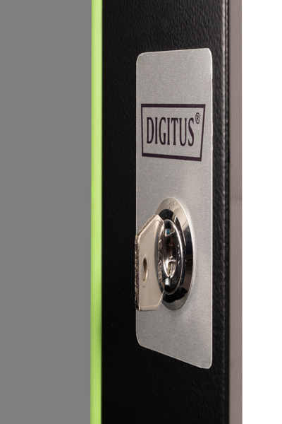 DIGITUS Glass front door for 19" 16U wall-mounted enclosure Unique series