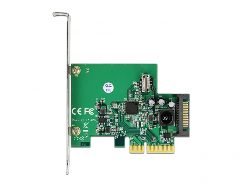 Delock PCIe card to 1 x internal USB 3.2 Gen 2 Key B 20 pin socket - 90068