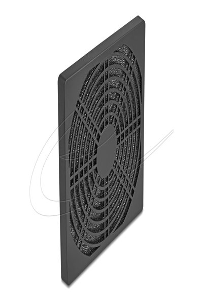 Delock Fan Grille with Dust Filter 120 x mm Black - 67313