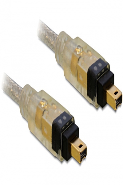 Delock IEEE 1394-kabel - 4-pins FireWire (hane) till 4-pins FireWire (hane) - 82571