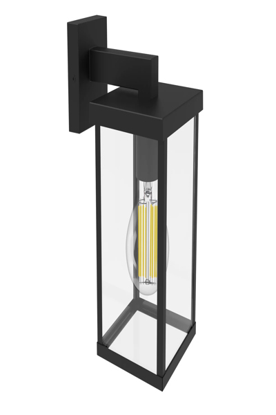 Philips Bellini Wandleuchte eckig max. 25W exkl. LM schwarz