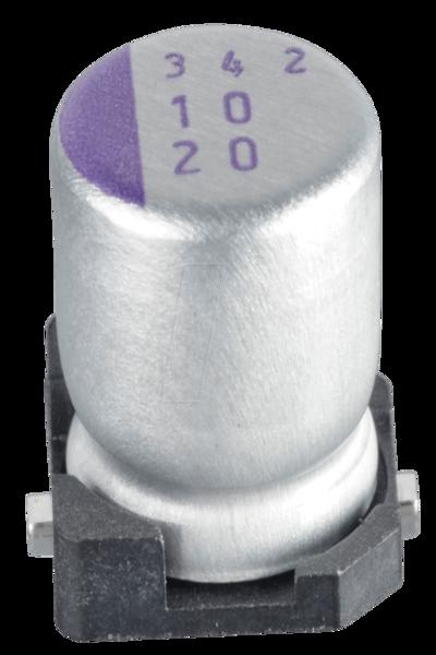 Panasonic SVP 10/20 - polymer capacitor 10µF 20V 2000h low ESR - 20SVP10M