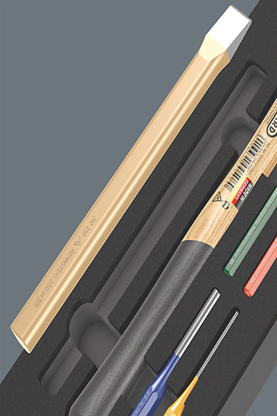 Wera 05150182001, Jeu de marteaux, Noir, Bois, 6 pièces, 172 mm, 392 mm, 30 mm