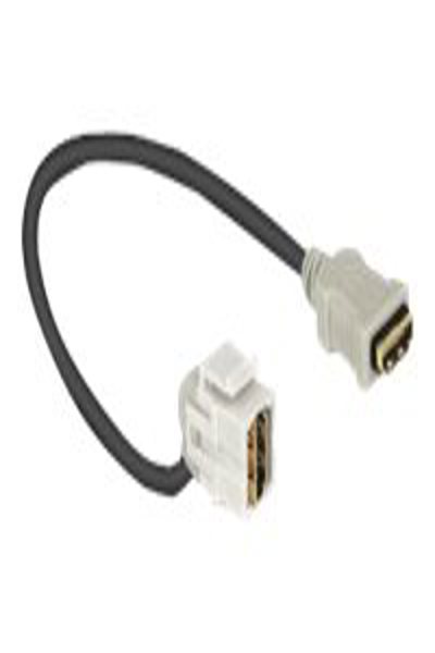 Delock Keystone-modul HDMI hona > HDMI hona 110° med kabel - 86326