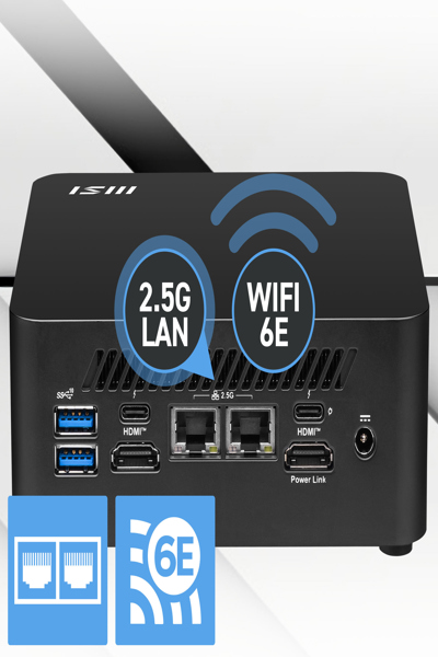 MSI Cubi NUC 1M Intel Core i7 150U Barebone - CUBI NUC 1M I7 150U BB