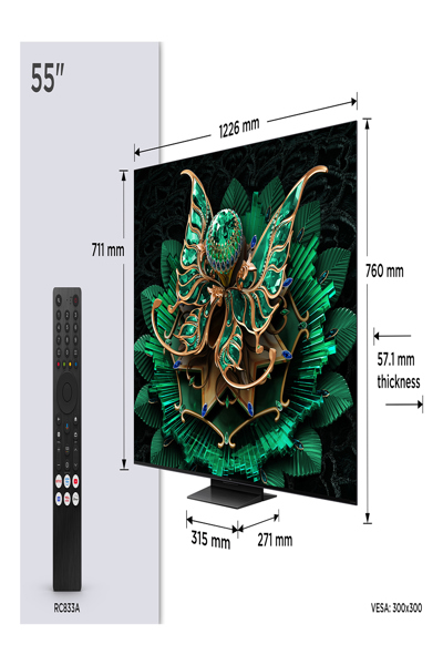 TCL TV 55C7K 55" 4K ULTRA HD QLED - 55C7K