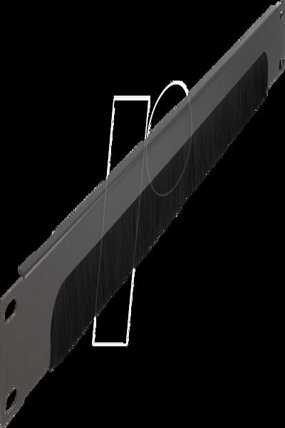 Delock Rack-borstlist - öppen nedtill - 66750