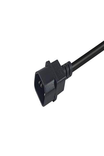 EQUIP POWER CABLE CONNECTOR C14 TO C15 BLACK