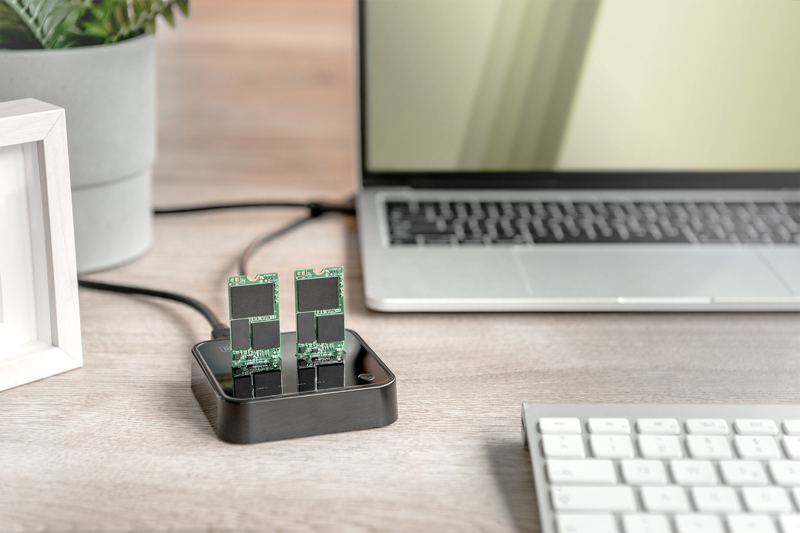 DIGITUS Dual M.2 NVMe SSD Docking Station - DA-71545