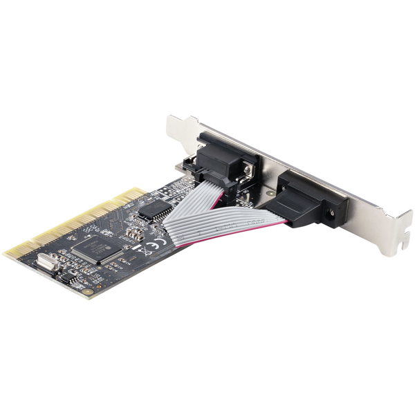 2 Port PCI RS232 Serial Adapter Card - Serial interface card - PCI to Dual DP... - PCI2S5502