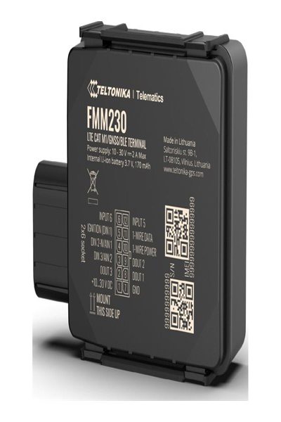 Teltonika FMM230 - Black - Water resistant - IP67 - 33 channels - Lithium-Ion (Li-Ion) - 3.7 V