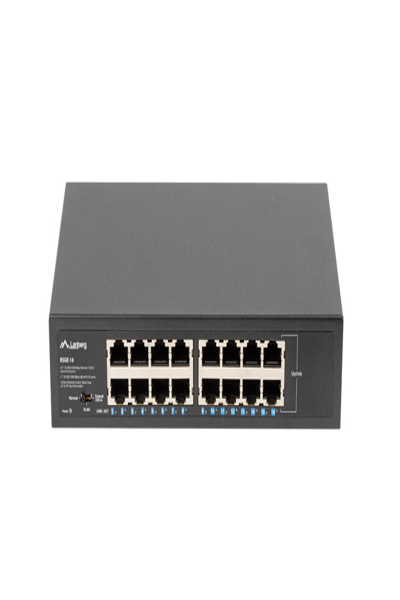 Lanberg RSGE-16 - Unmanaged - Gigabit Ethernet (10/100/1000) - Rack mounting - 1U