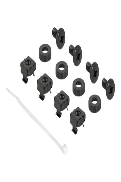 Delock Kabelhanteringsborste med kabelstödplatta - 66538