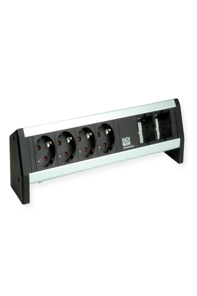 Bachmann DESK 4xCEE7/3 2xCM GST18 Power Strip - 902032
