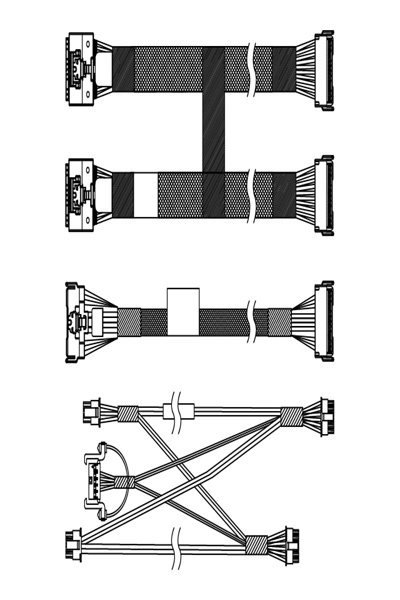 Lenovo ThinkSystem SR650 V3 2.5" Chassis Middle Backplane Cable