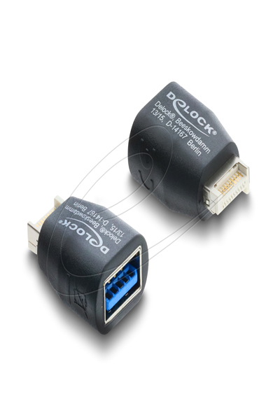 Delock Adapter USB 5 Gbps Type-E Key B Plug to 5 Type-A Socket - Adapter - Digital