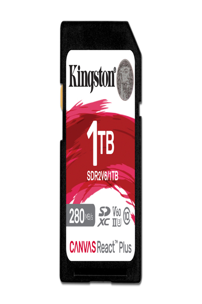 Kingston Canvas React Plus 1TB SDXC UHS-II V90 High Speed ​​Memory - SDR2V6/1TB