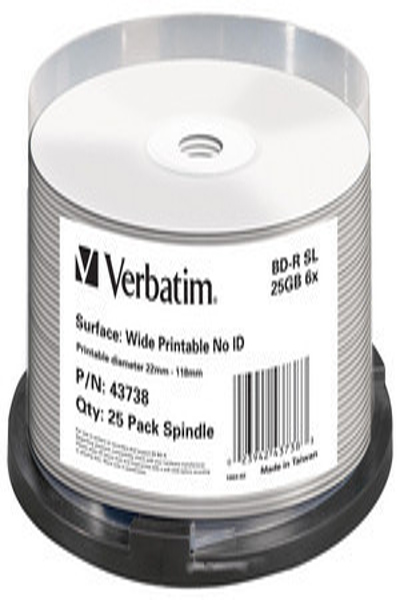 Verbatim 25 x BD-R - 25 Go 6x