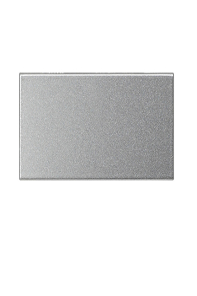 Cache bouton d'appel GIRA 2-/3-f aluminium 125565