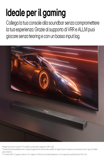 LG S70TY 3.1.1 Channel Soundbar with 400W Output & DTS:X - S70TY