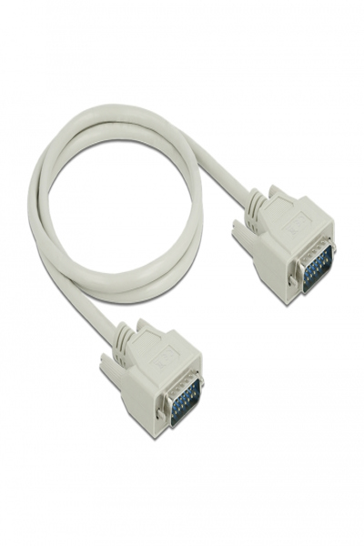 Delock Serial cable - 15 pin D-Sub (DB-15) (M) to 15 pin D-Sub (DB-15) (M) - 85975