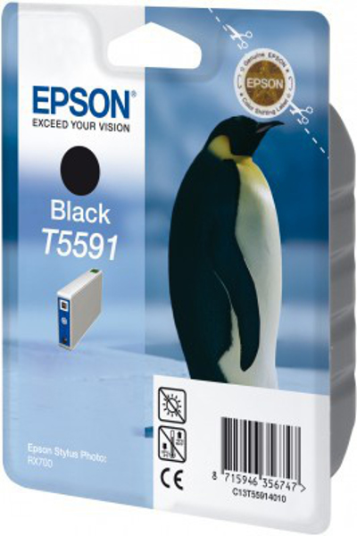 Epson Penguin Singlepack Noir T5591 - Encre pigmentée - 1 pièce(s)