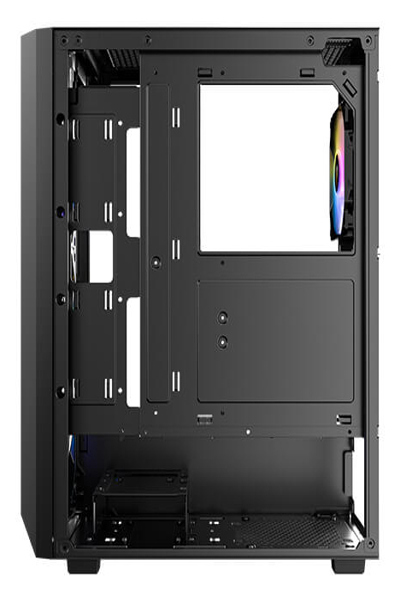 Antec AX67 ARGB Mid Tower Gaming Bl - Midi/Minitower - Mini tower - 0-761345-10207-0