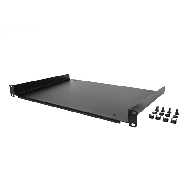 1U Fixed Server Rack Mount Shelf 12in Deep - SHELF-1U-12-FIXED-S