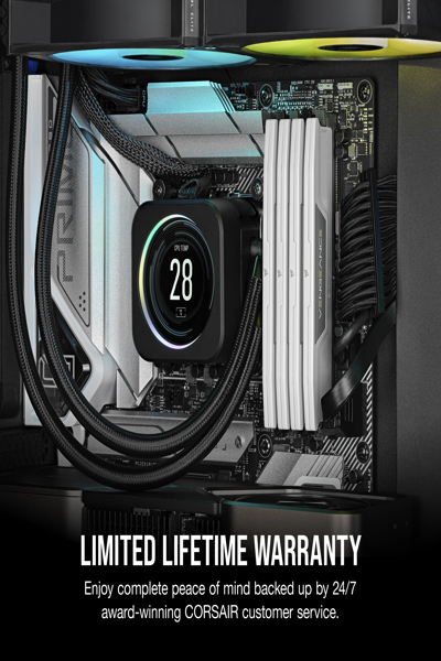 Corsair CL36 kit Vengeance white retail - 32 GB - DDR5 - CMK32GX5M2E6000Z36W