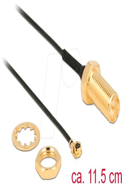 Delock Antenna cable - RP-SMA (F) to I-PEX (M) - 89471