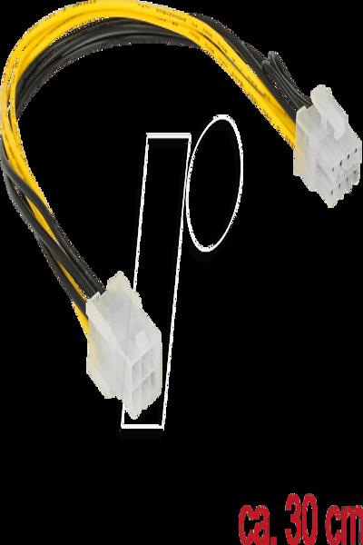 Delock Strömadapter - 6-pins PCIe-ström (hona) till 8-pins PCIe-ström (hane) - 85535
