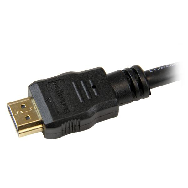 StarTech 0.5m High Speed ​​HDMI Cable - Ultra HD 4k x 2k HDMI Cable - HDMI to HDMI M/M - 0.5 m - HDMI Type A (Standard) - HDMI Type A (Standard) - Black - HDMM50CM