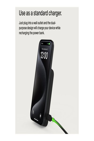 Belkin Wireless power bank - magnetic with Qi2 - BPD007BTBK