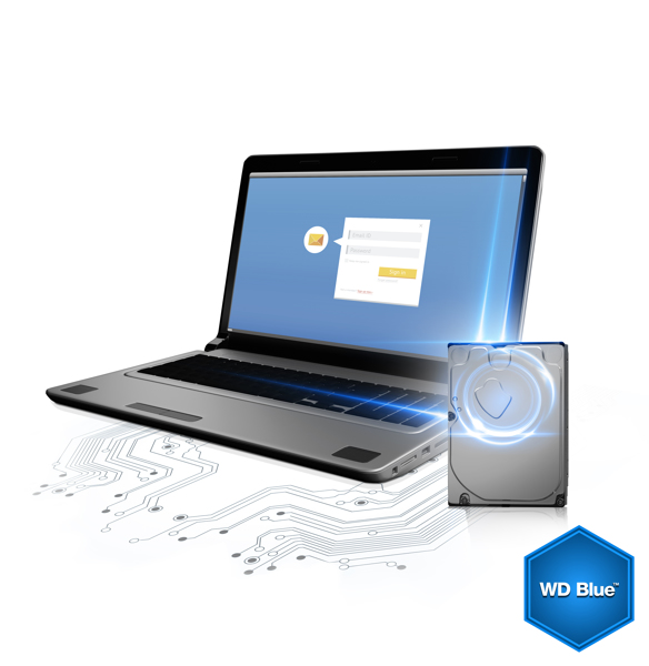 HD WD Blue Desktop 1TB - WD10EZEX