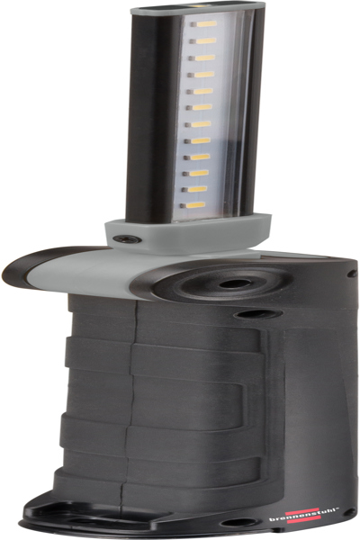 Brennenstuhl 1177370010, 3,3 W, LED, IP20, 2000 mAh, Svart, Grå, handhållen arbetslampa - 1177370010
