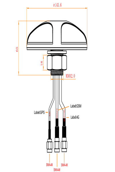 Delock Aerial - navigation, cellulaire