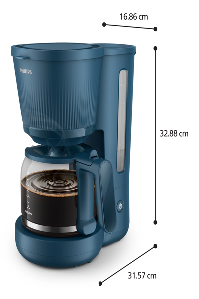 Philips Filterkaffeemaschine 3000 Series, Filterkaffeemaschine, 1,38 l,