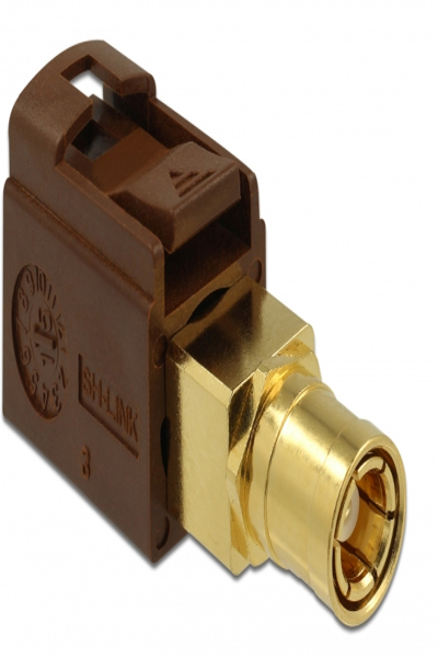 Delock RF adapter - FAKRA F connector female to SMB female - 89682