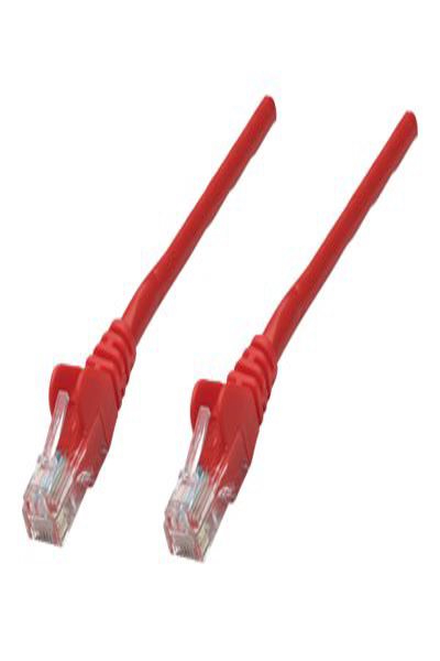 Intellinet Network Patch Cable, Cat5e, 2m, Red, CCA, U/UTP - 319300