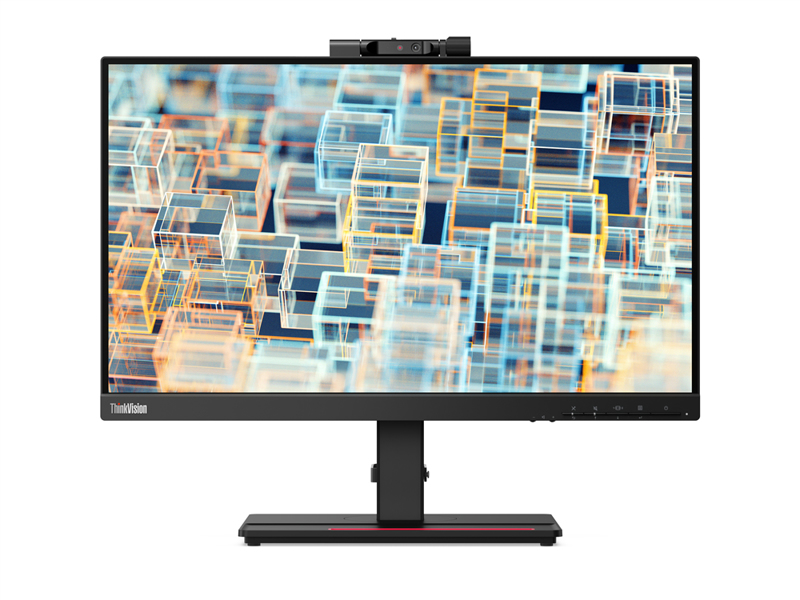 ThinkVision T22v-20 - LED-Monitor - 54.6 cm (21.5") (21.5" sichtbar) - 1920 x 1080 Full HD (1080p) - IPS - 250 cd/m? - 1000:1 - 4 ms - HDMI, VGA, DisplayPort - Lautsprecher - Raven Black - 61FBMAT6EU