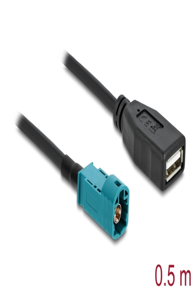 Câble Delock HSD Z mâle vers USB 2.0 Type-A femelle 0,5 m